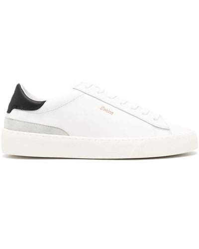 Date Sonica Leather Trainers - White