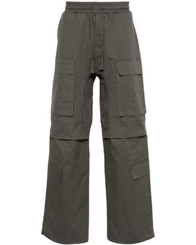 Thom Krom Wide-leg Cargo Pants - Gray