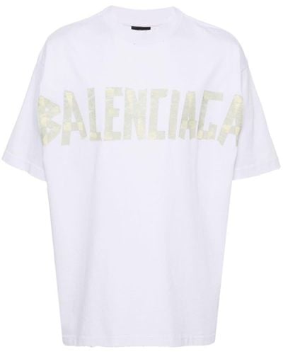 Balenciaga Tape Type Tシャツ - ホワイト
