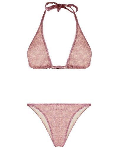 Missoni Set bikini con effetto metallizzato - Rosa