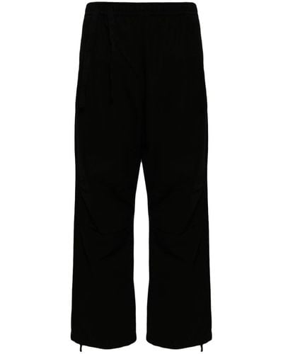 Maharishi Asym Loose Straight Trousers - Black