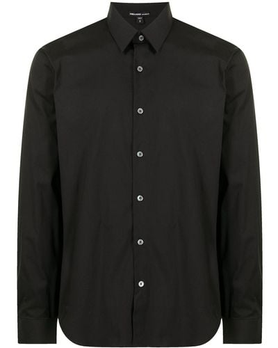 James Perse Popeline Overhemd - Zwart