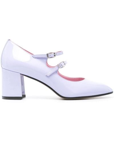 CAREL PARIS Alice 60mm Mary Jane Court Shoes - White