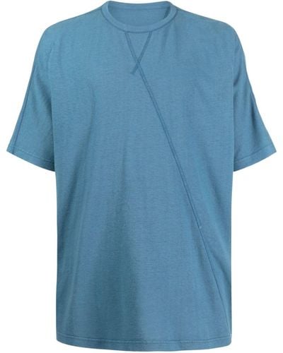 Maharishi Camiseta con cuello redondo - Azul