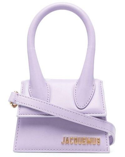 Jacquemus Le Chiquito Leather Tote Bag - Purple