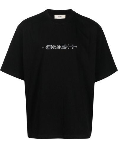 GmbH T-shirt Met Logoprint - Zwart