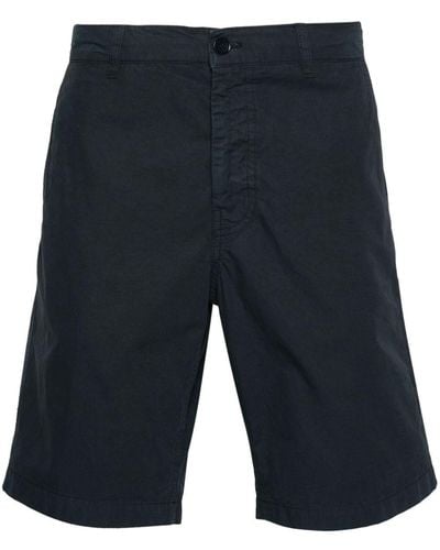 Aspesi Pressed-crease cotton shorts - Azul