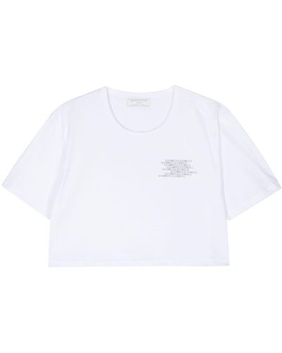 Societe Anonyme T-shirt Binary - Bianco