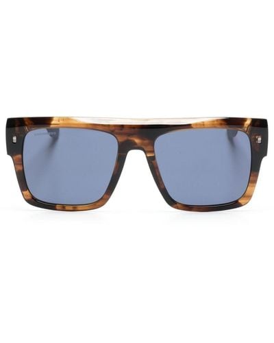 DSquared² Rectangle-frame Sunglasses - Blue