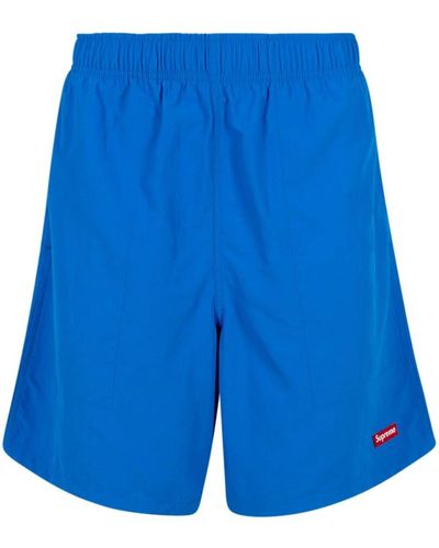 Supreme Water Box Logo Shorts - Blue