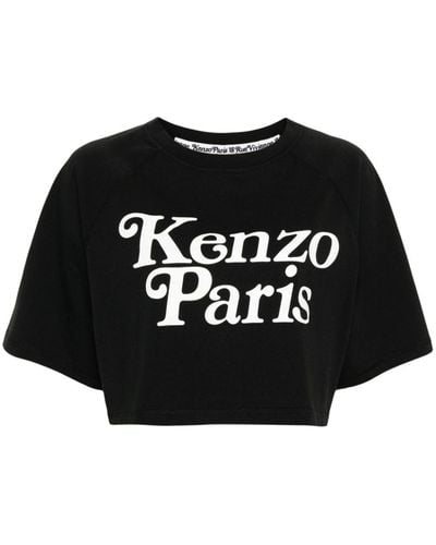 KENZO Camiseta con logo estampado de x Verdy - Negro