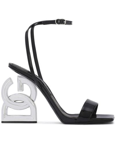 Dolce & Gabbana Sandalen mit hohem Absatz - Schwarz
