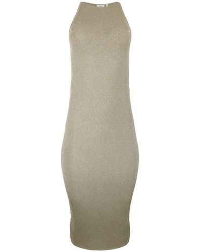 A.L.C. Ashley Knitted Midi Dress - Natural