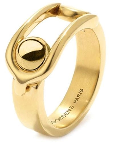 Goossens Boucle Polished Ring - Metallic