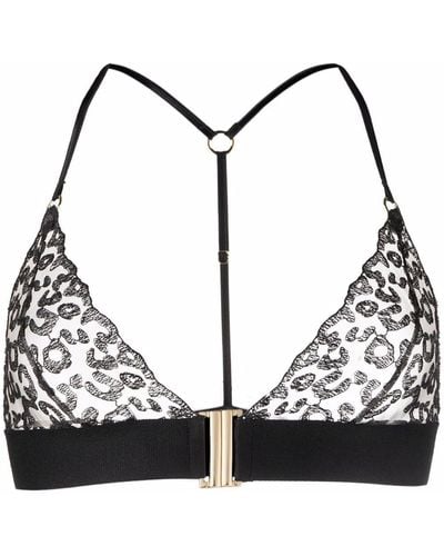 Fleur Of England Kittie Semi-sheer Bra - Black