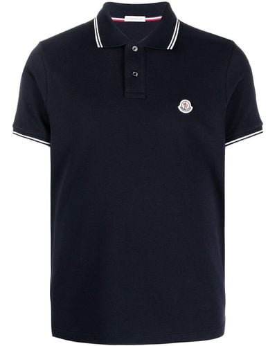 Moncler T-shirts And Polos - Blue