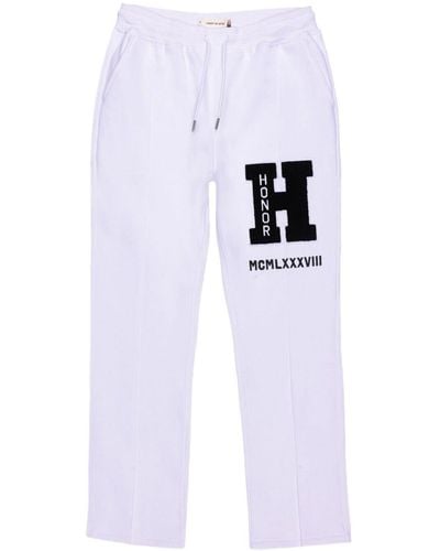 Honor The Gift Campus Cotton Track Pants - White