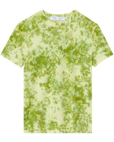 Proenza Schouler T-shirt Met Tie-dye Print - Groen