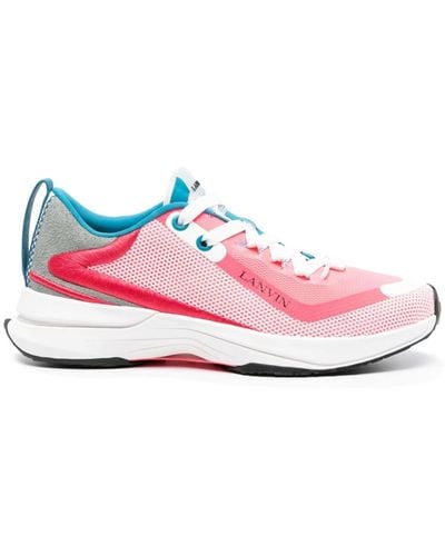 Lanvin L-i Sneakers mit Mesh-Einsätzen - Pink