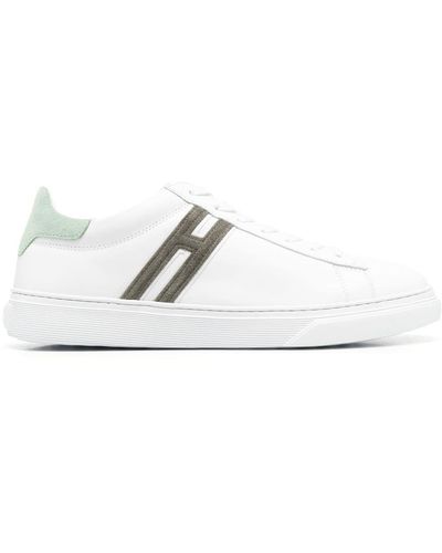 Hogan H365 Leather Low-top Trainers - White