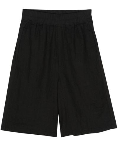 Thom Krom Elastic-waist Shorts - Black