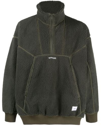 WTAPS Fleece High-neck Sweater - Green