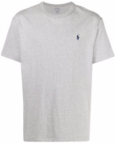 Polo Ralph Lauren Embroidered Logo T-shirt - Grey