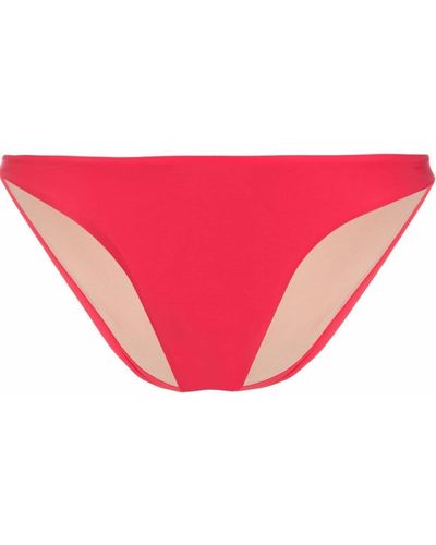 PQ Swim Ruched-detail Bikini Bottoms - Pink