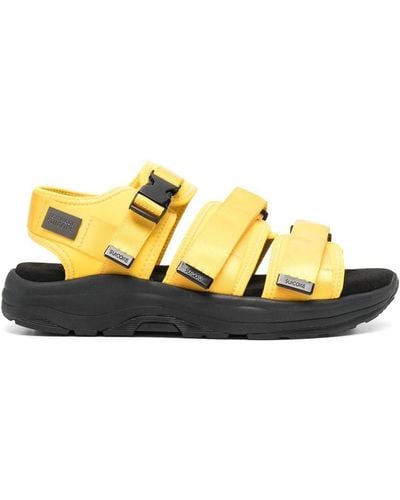 Suicoke Triple-strap Sandals - Yellow