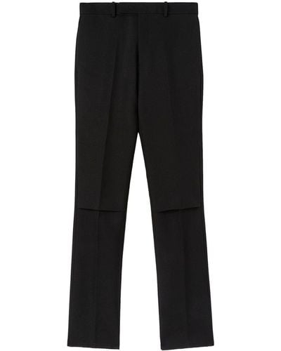 Jil Sander Slim-fit Tailored Wool Pants - Black