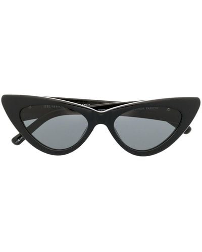 Linda Farrow Sonnenbrille mit Cat-Eye-Gestell - Schwarz