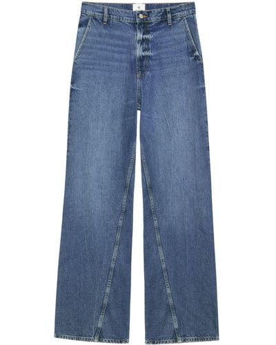 Anine Bing Briley Jeans mit geradem Bein - Blau