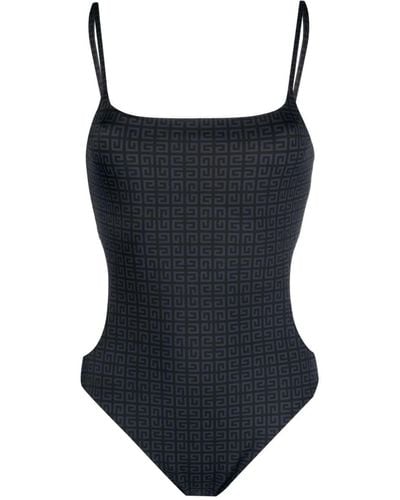 Givenchy Badeanzug mit Monogramm - Schwarz