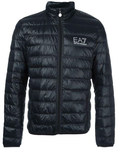 EA7 Coats Black - Blue