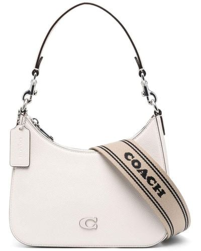 COACH Leather Crossbody Bag - Natural