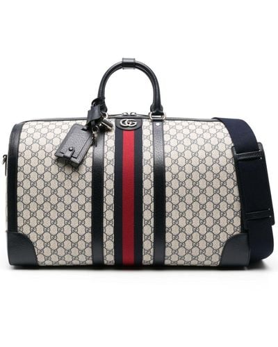 Gucci Savoy Large Duffle Bag - Grey