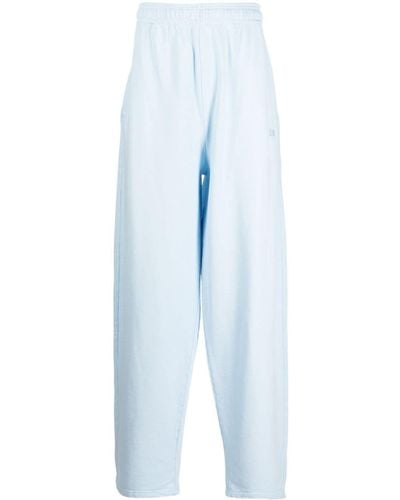 GmbH Pantalones de chándal con logo bordado - Azul