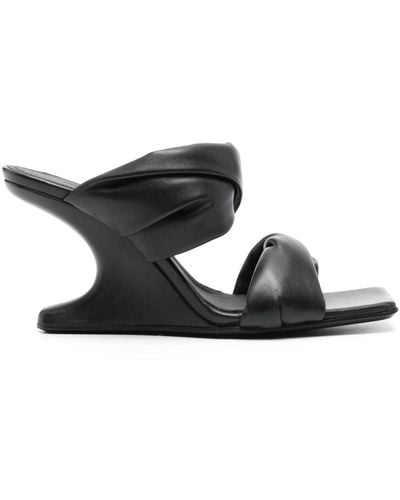 Rick Owens Mules Cantilever 110mm - Nero