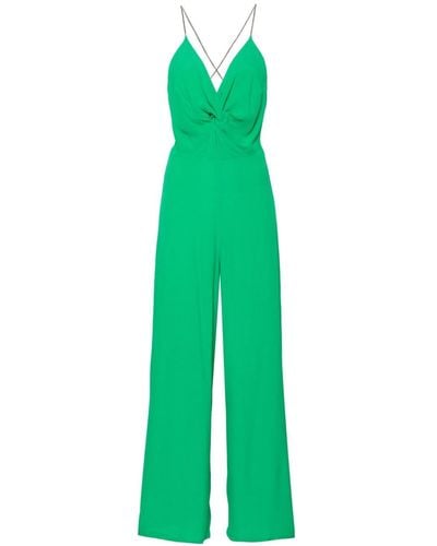 Ba&sh Fifa V-neck Jumpsuit - Green