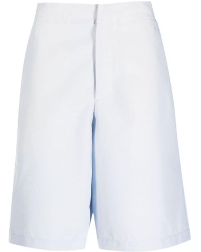 OAMC Wide-leg Bermuda Shorts - White
