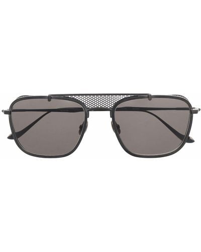 Matsuda Paneled Pilot-frame Sunglasses - Black