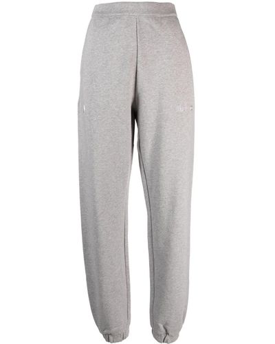 The Attico Cotton Sweatpants - Grey