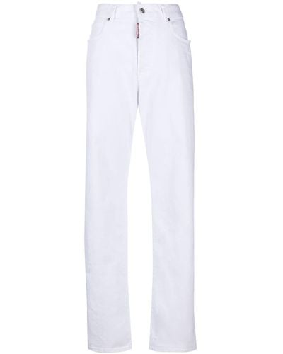 DSquared² Jeans mit Logo-Patch - Weiß