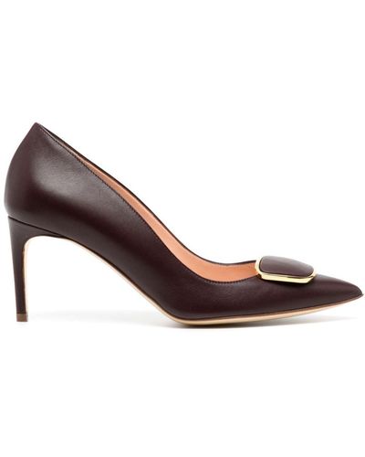 Rupert Sanderson New Nada Leather Court Shoes - Brown