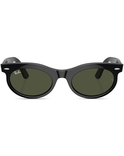Ray-Ban Wayfarer Oval-frame Sunglasses - Green
