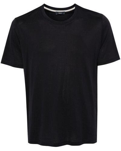 Herno T-shirt en coton - Noir