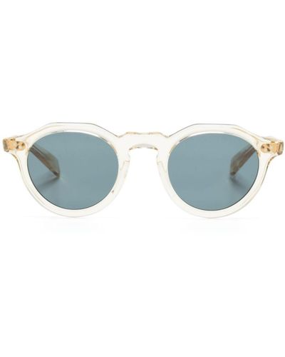 Eyevan 7285 Mason Round-frame Sunglasses - Blue