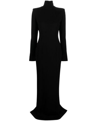 Monot Cutout Long Dress - Black