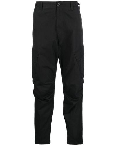 Tom Ford Pantalon en coton à coupe fuselée - Noir