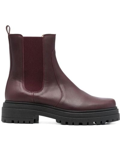 Tila March Sasha Leather Chelsea Boots - Brown
